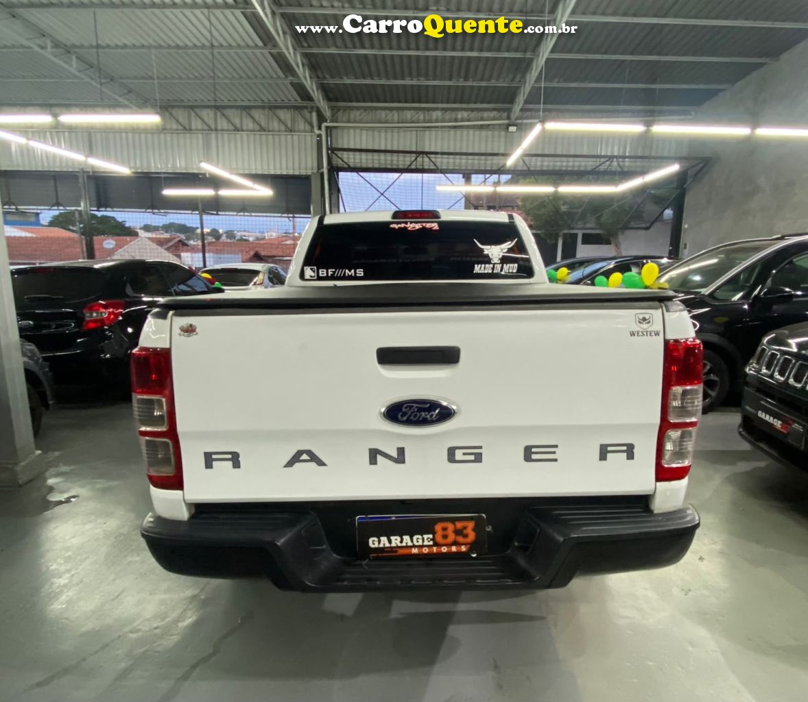 FORD   RANGER XL 2.2 4X4 CS DIESEL MEC.   BRANCO 2014 2.2 DIESEL - Loja