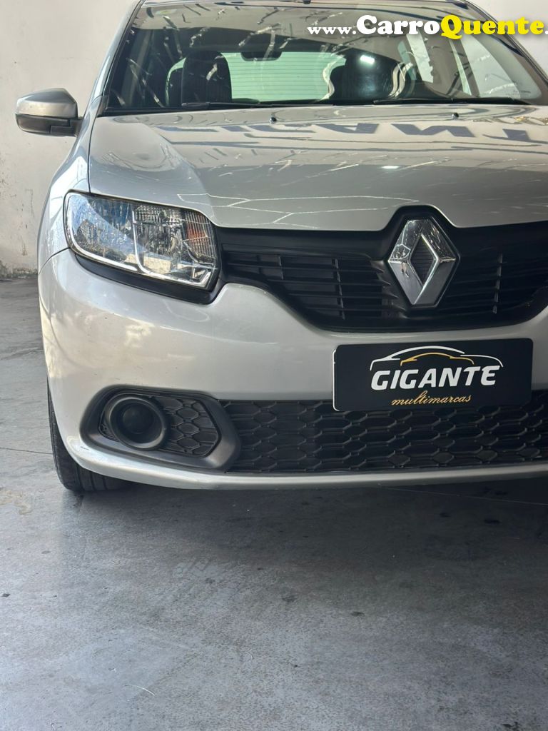 RENAULT   SANDERO AUTHENTIQUE HI-POWER 1.0 16V 5P   PRATA 2016 1.0 GASOLINA - Loja