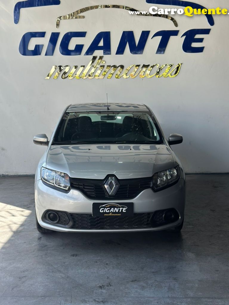 RENAULT   SANDERO AUTHENTIQUE HI-POWER 1.0 16V 5P   PRATA 2016 1.0 GASOLINA - Loja