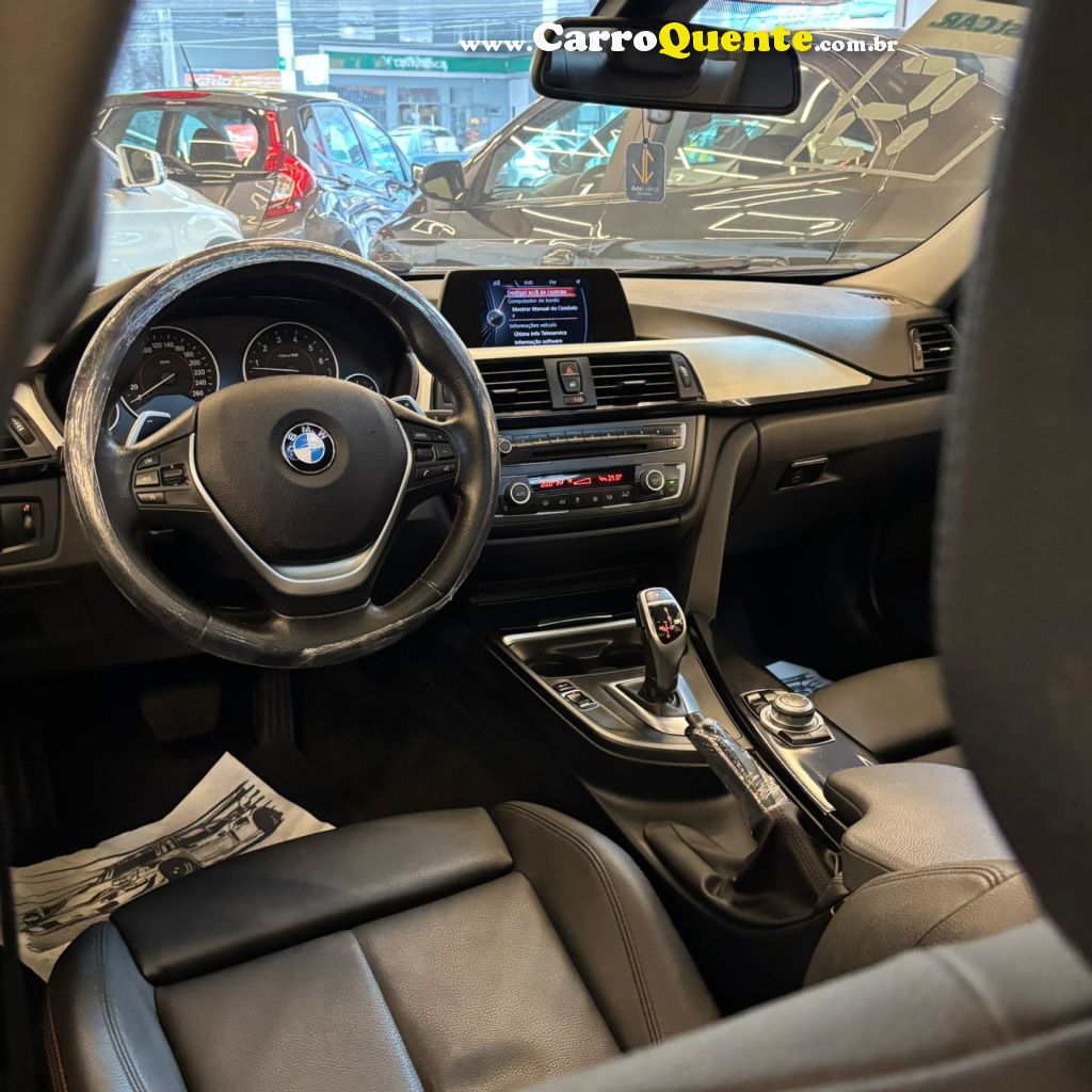 BMW   320IA 2.0 TURBOACTIVEFLEX 16VGP  4P   PRETO 2015 2.0 GASOLINA - Loja