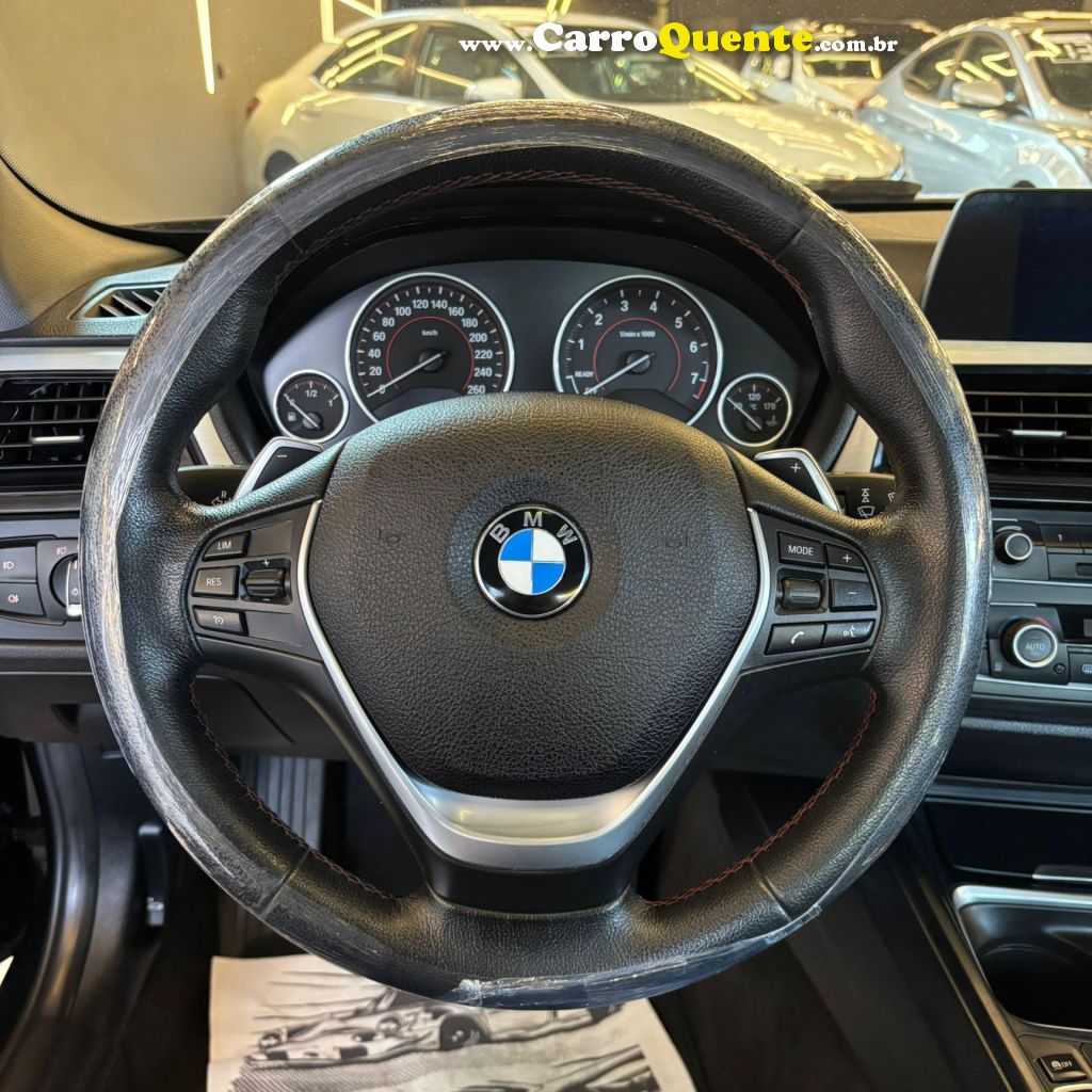 BMW   320IA 2.0 TURBOACTIVEFLEX 16VGP  4P   PRETO 2015 2.0 GASOLINA - Loja