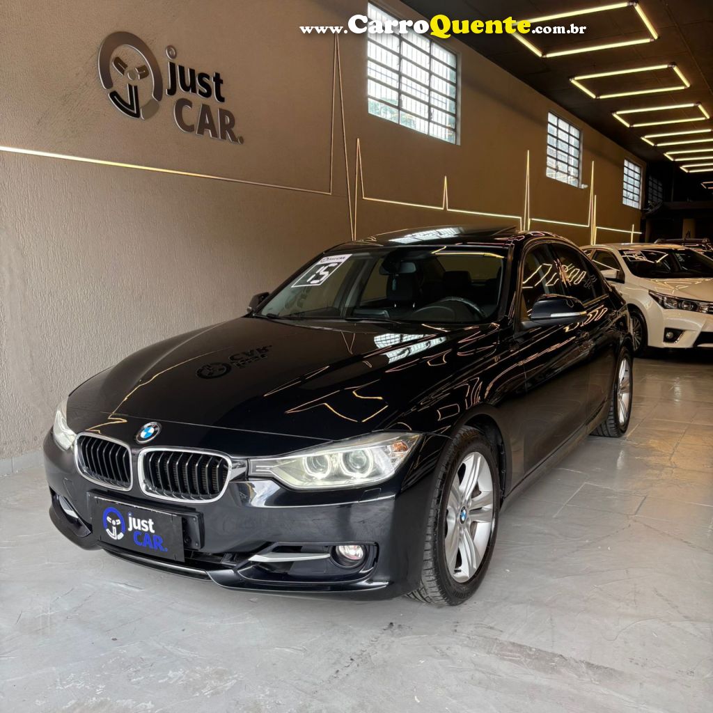 BMW   320IA 2.0 TURBOACTIVEFLEX 16VGP  4P   PRETO 2015 2.0 GASOLINA - Loja