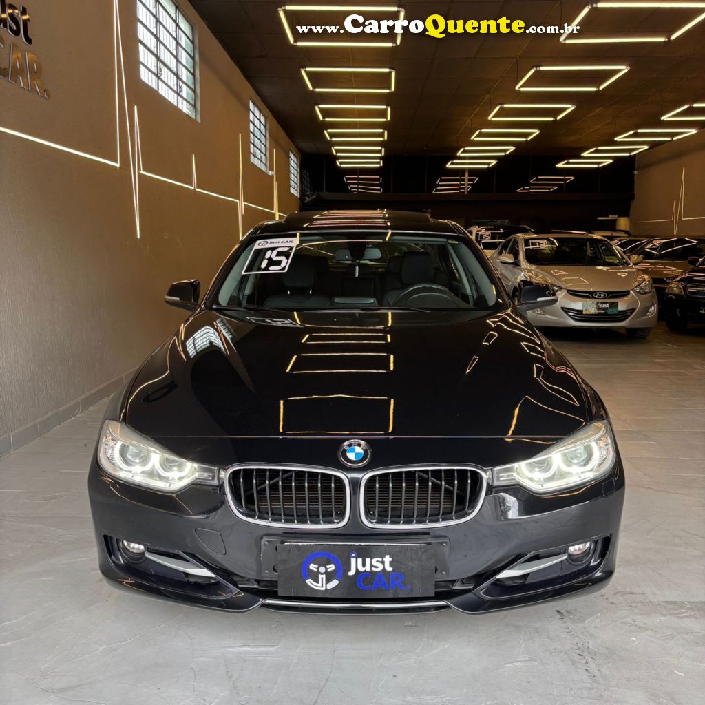 BMW   320IA 2.0 TURBOACTIVEFLEX 16VGP  4P   PRETO 2015 2.0 GASOLINA - Loja