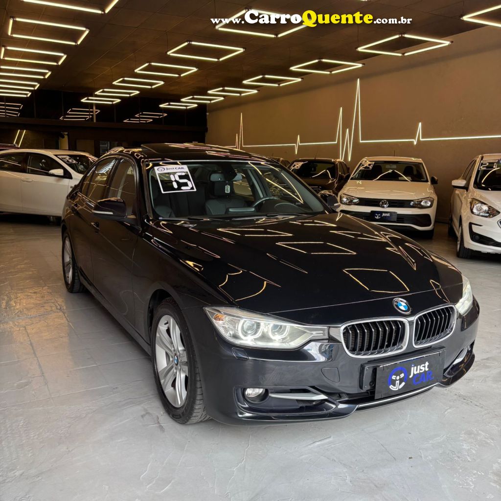 BMW   320IA 2.0 TURBOACTIVEFLEX 16VGP  4P   PRETO 2015 2.0 GASOLINA - Loja
