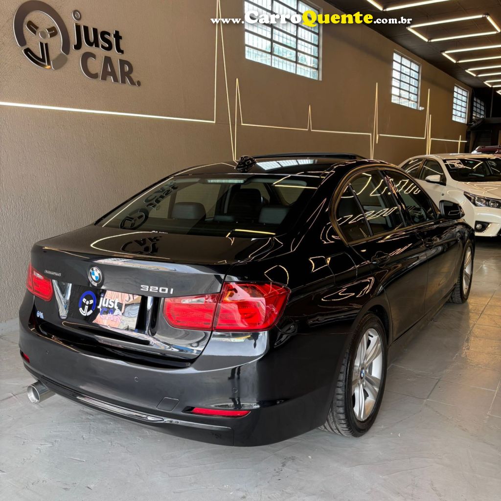 BMW   320IA 2.0 TURBOACTIVEFLEX 16VGP  4P   PRETO 2015 2.0 GASOLINA - Loja