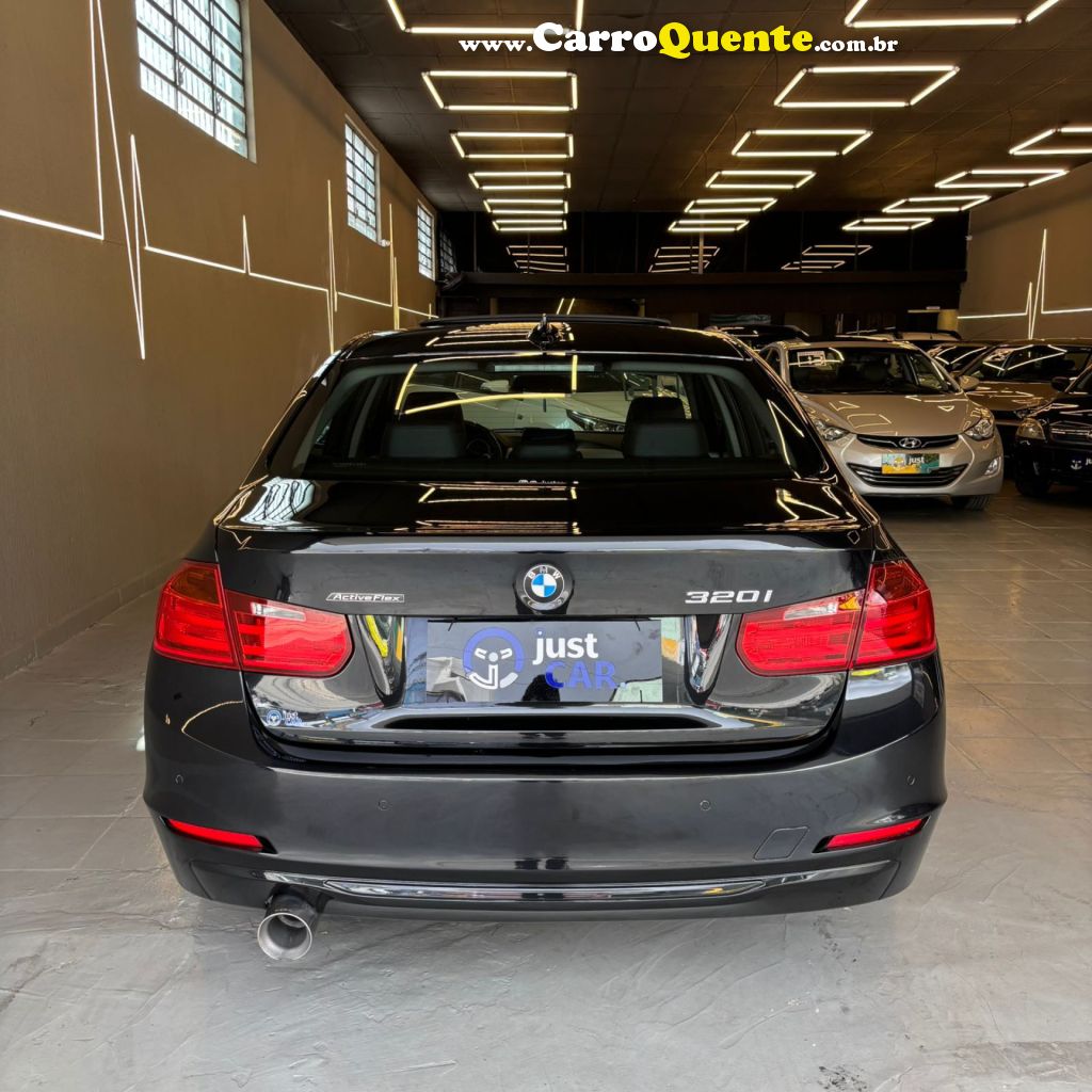 BMW   320IA 2.0 TURBOACTIVEFLEX 16VGP  4P   PRETO 2015 2.0 GASOLINA - Loja