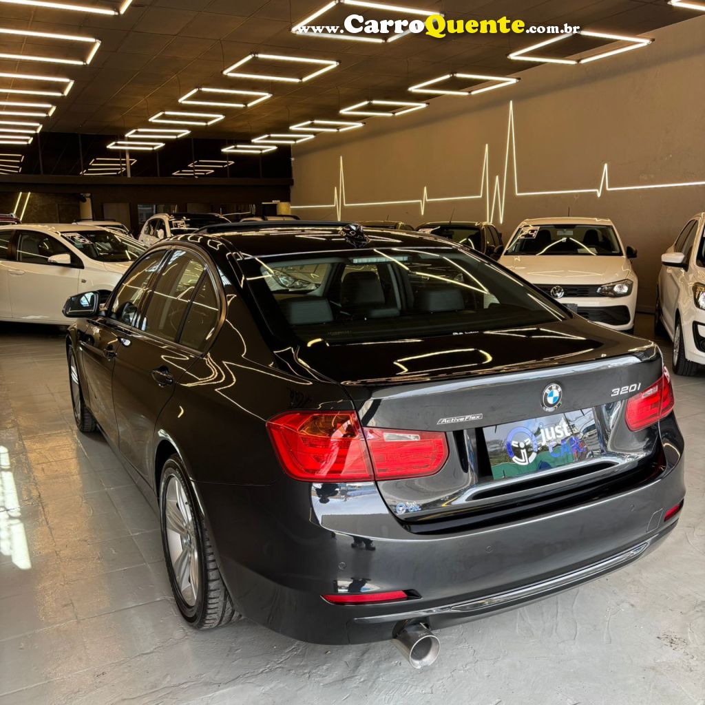 BMW   320IA 2.0 TURBOACTIVEFLEX 16VGP  4P   PRETO 2015 2.0 GASOLINA - Loja
