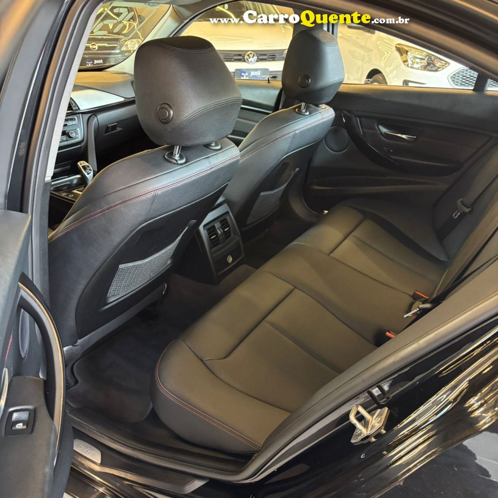 BMW   320IA 2.0 TURBOACTIVEFLEX 16VGP  4P   PRETO 2015 2.0 GASOLINA - Loja