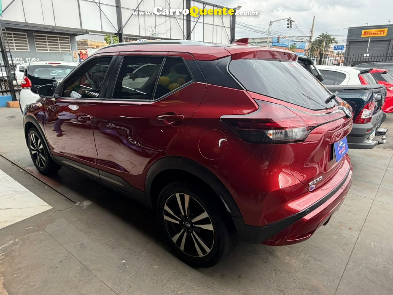 NISSAN   KICKS ADVANCE 1.6 16V FLEX AUT.   VERMELHO 2022 1.6 FLEX - Loja