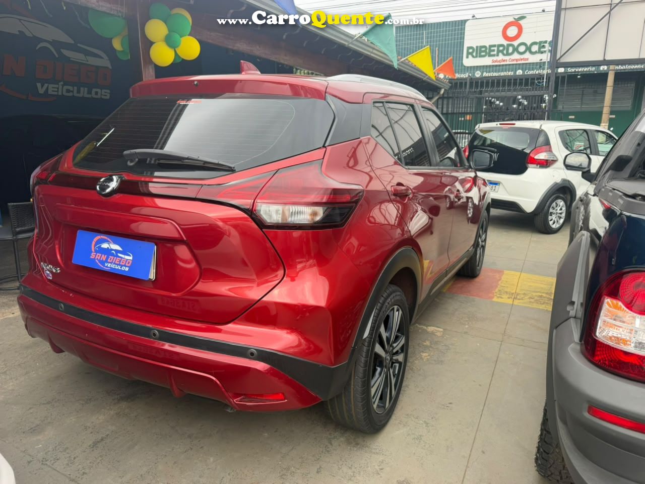 NISSAN   KICKS ADVANCE 1.6 16V FLEX AUT.   VERMELHO 2022 1.6 FLEX - Loja