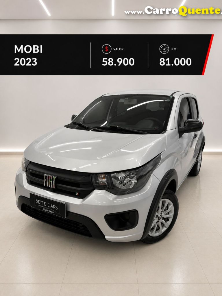 FIAT   MOBI LIKE 1.0 FIRE FLEX 5P.   PRATA 2023 1.0 FLEX - Loja
