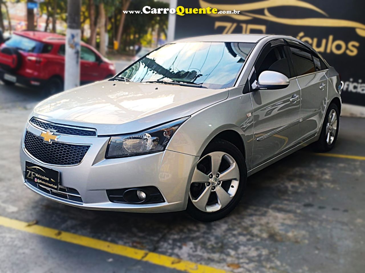 CHEVROLET   CRUZE LT 1.8 16V FLEXPOWER 4P MEC.   PRATA 2013 1.8 FLEX - Loja
