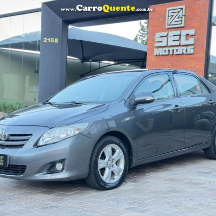 TOYOTA   COROLLA XEI 1.81.8 FLEX 16V AUT.   PRATA 2010 2.0 FLEX