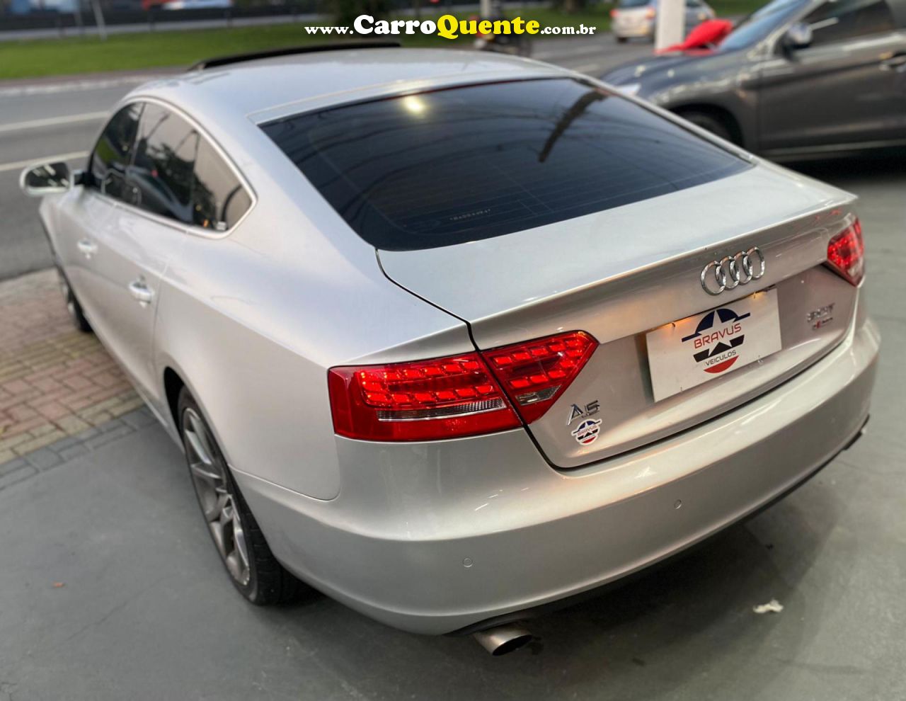 AUDI   A5 SPORTBACK 2.0 16V TFSI 211CV MULTI.   PRATA 2011 2.0 GASOLINA - Loja