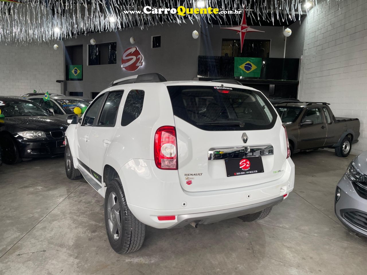 RENAULT   DUSTER DYNAMIQUE 1.6 FLEX 16V MEC.   BRANCO 2014 1.6 FLEX - Loja