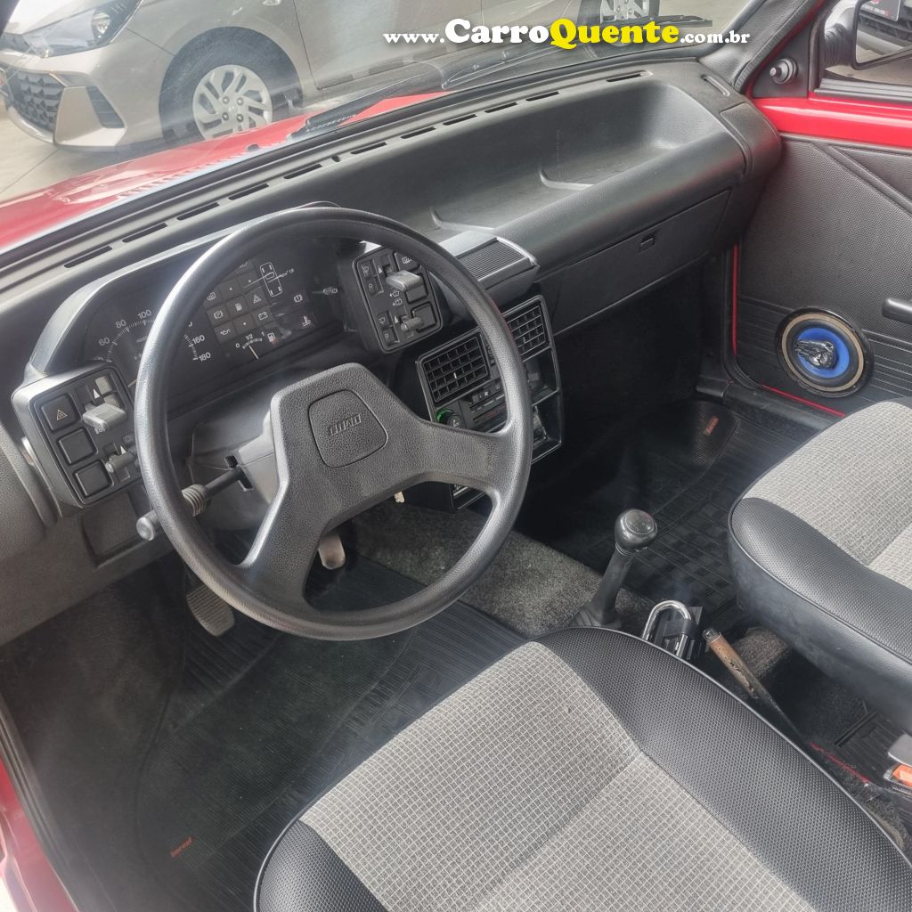 FIAT   UNO MILLE 1.0 I.E.ELECTRONICBRIO 2P   VERMELHO 1992 1.0 GASOLINA - Loja