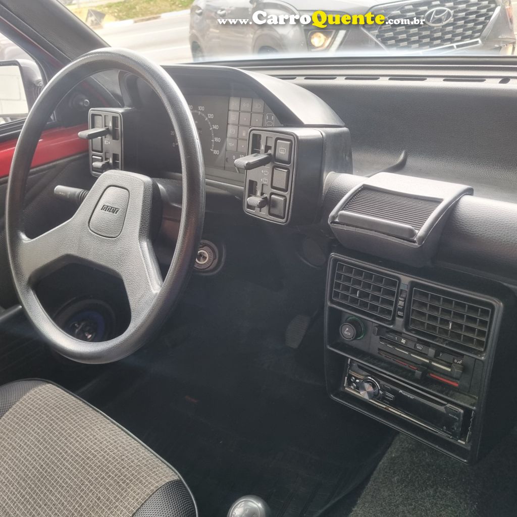 FIAT   UNO MILLE 1.0 I.E.ELECTRONICBRIO 2P   VERMELHO 1992 1.0 GASOLINA - Loja