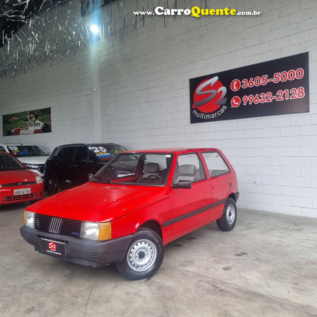 FIAT   UNO MILLE 1.0 I.E.ELECTRONICBRIO 2P   VERMELHO 1992 1.0 GASOLINA - Loja