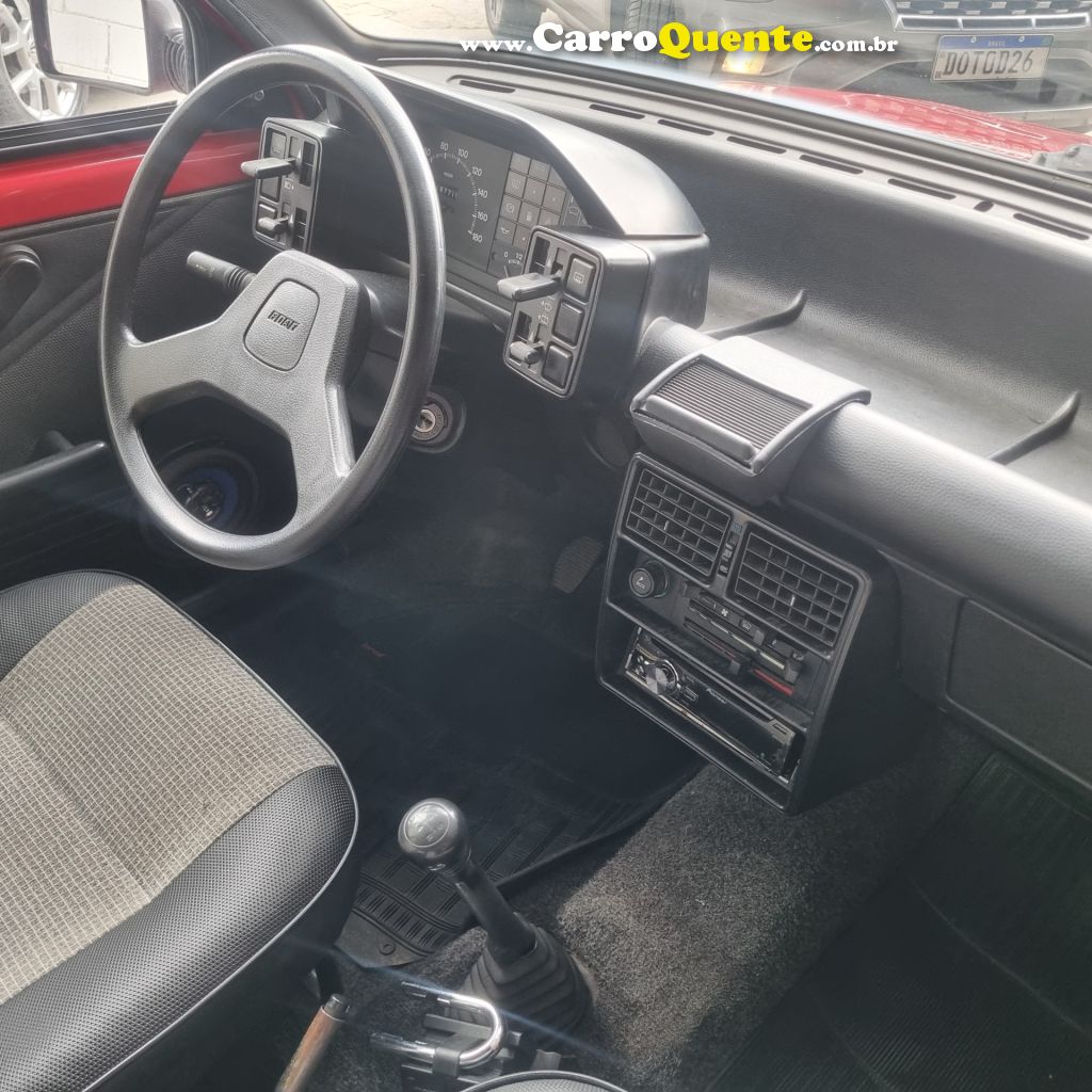 FIAT   UNO MILLE 1.0 I.E.ELECTRONICBRIO 2P   VERMELHO 1992 1.0 GASOLINA - Loja