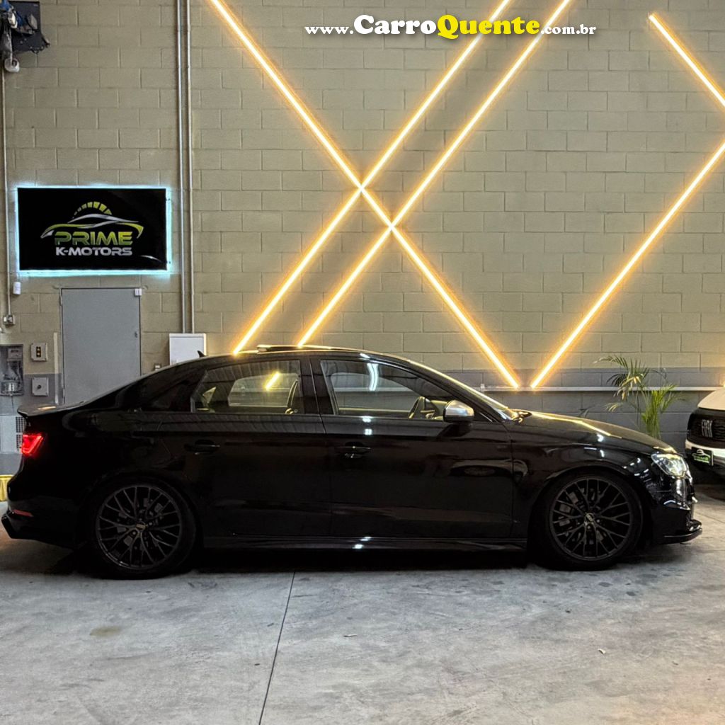 AUDI   S3 SEDAN 2.0 TFSI QUATTRO 286CV S-TRONIC   PRETO 2015 2.0 GASOLINA - Loja
