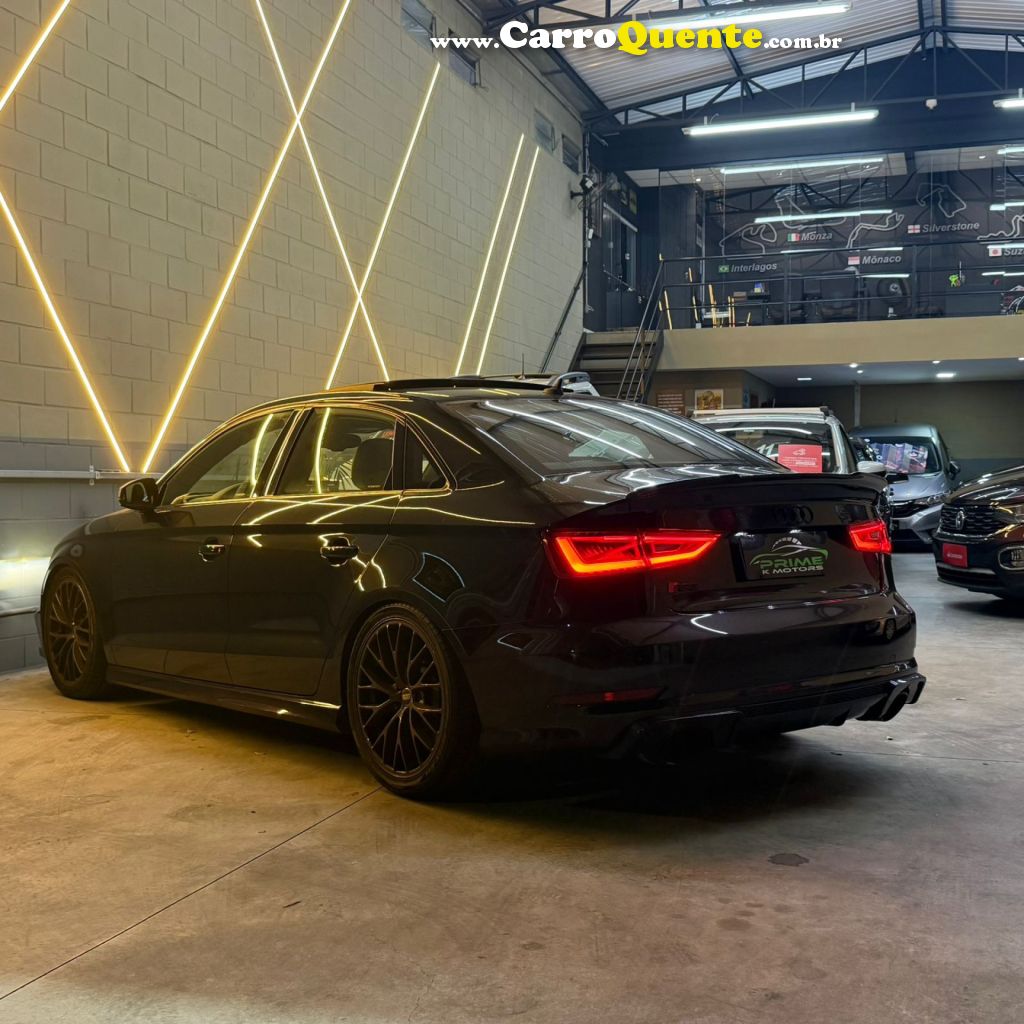 AUDI   S3 SEDAN 2.0 TFSI QUATTRO 286CV S-TRONIC   PRETO 2015 2.0 GASOLINA - Loja