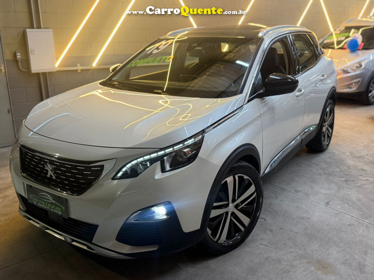 PEUGEOT   3008 GRIFFE 1.6 TURBO 16V 5P AUT.   BRANCO 2019 1.6 GASOLINA - Loja