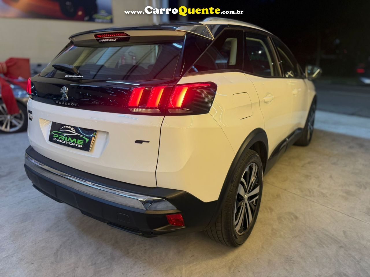 PEUGEOT   3008 GRIFFE 1.6 TURBO 16V 5P AUT.   BRANCO 2019 1.6 GASOLINA - Loja