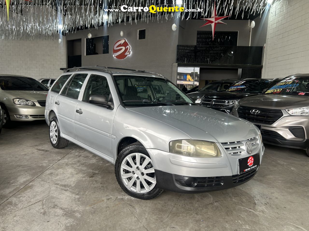 VOLKSWAGEN   PARATI 1.6MI1.6MI CITYT.FIELD T.FLEX   PRATA 2013 1.6 GASOLINA - Loja