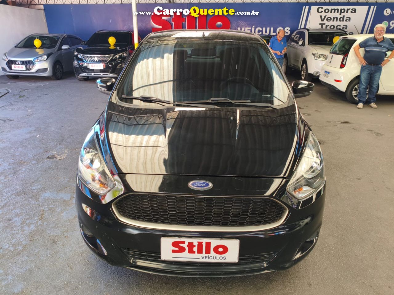 FORD   KA 1.5 SESE PLUS 16V FLEX 5P   PRETO 2015 1.5 FLEX - Loja