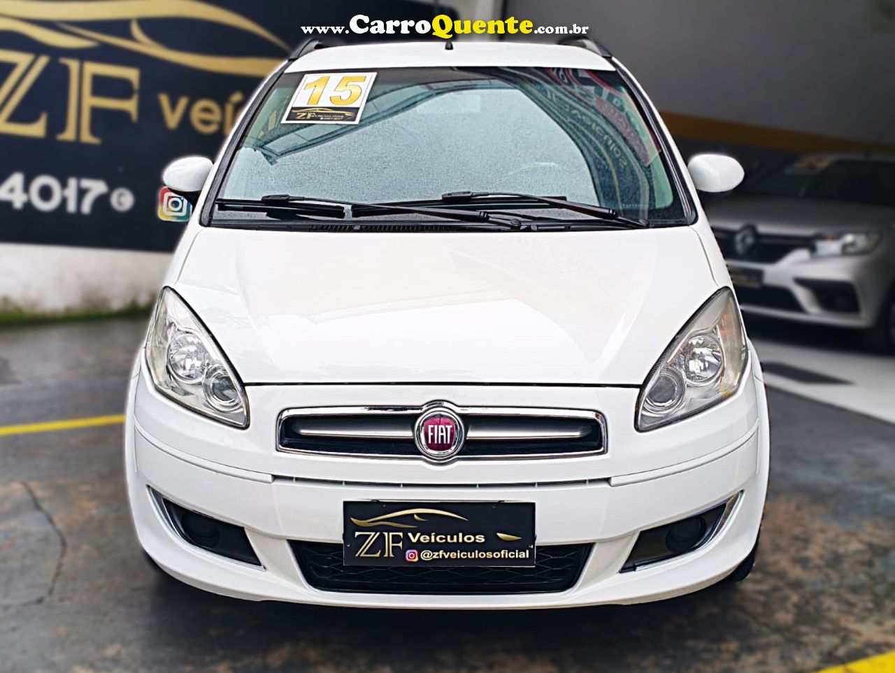 FIAT   IDEA ATTRACTIVE 1.4 FIRE FLEX 8V 5P   BRANCO 2015 1.4 FLEX - Loja