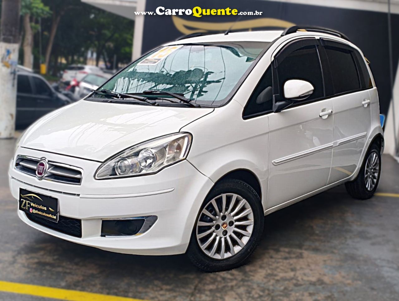 FIAT   IDEA ATTRACTIVE 1.4 FIRE FLEX 8V 5P   BRANCO 2015 1.4 FLEX - Loja