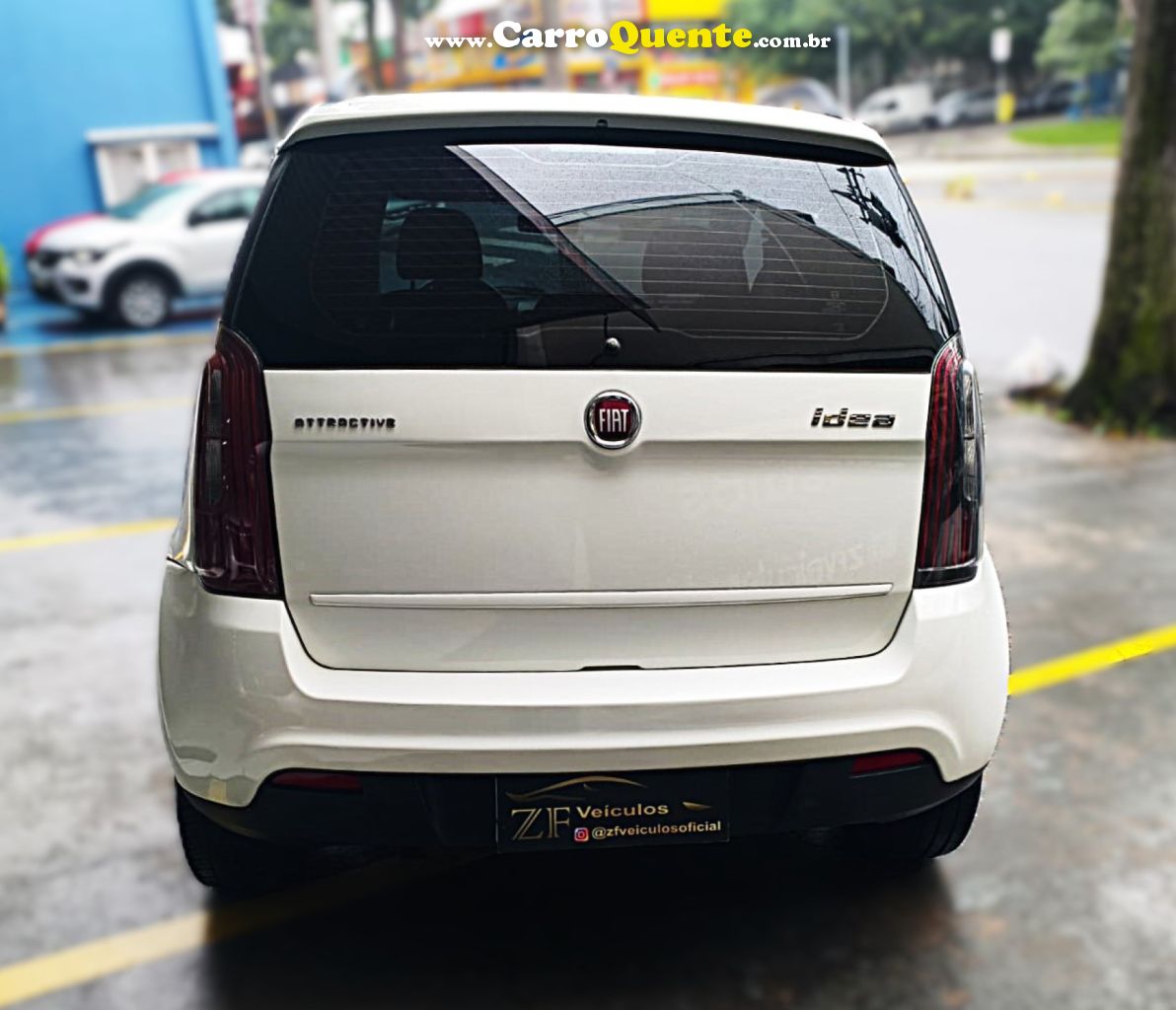 FIAT   IDEA ATTRACTIVE 1.4 FIRE FLEX 8V 5P   BRANCO 2015 1.4 FLEX - Loja