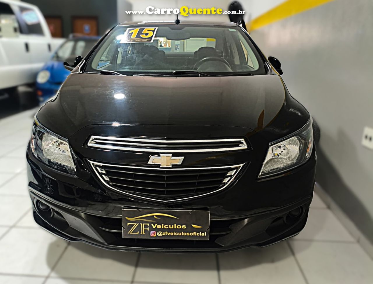 CHEVROLET   PRISMA SED. LT 1.4 8V FLEXPOWER 4P AUT.   PRETO 2015 1.4 FLEX - Loja
