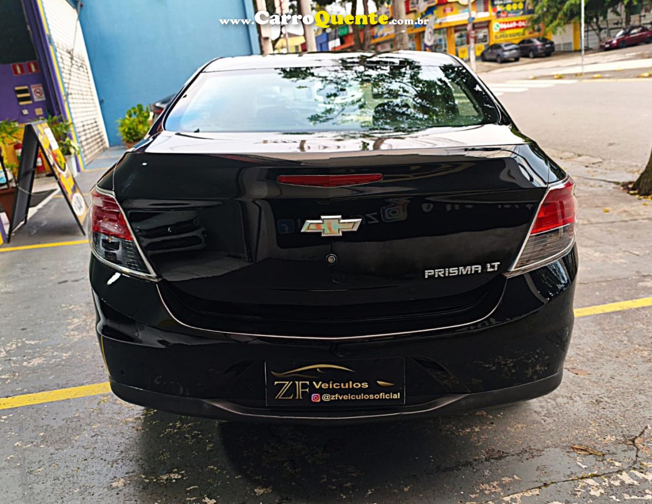 CHEVROLET   PRISMA SED. LT 1.4 8V FLEXPOWER 4P AUT.   PRETO 2015 1.4 FLEX - Loja