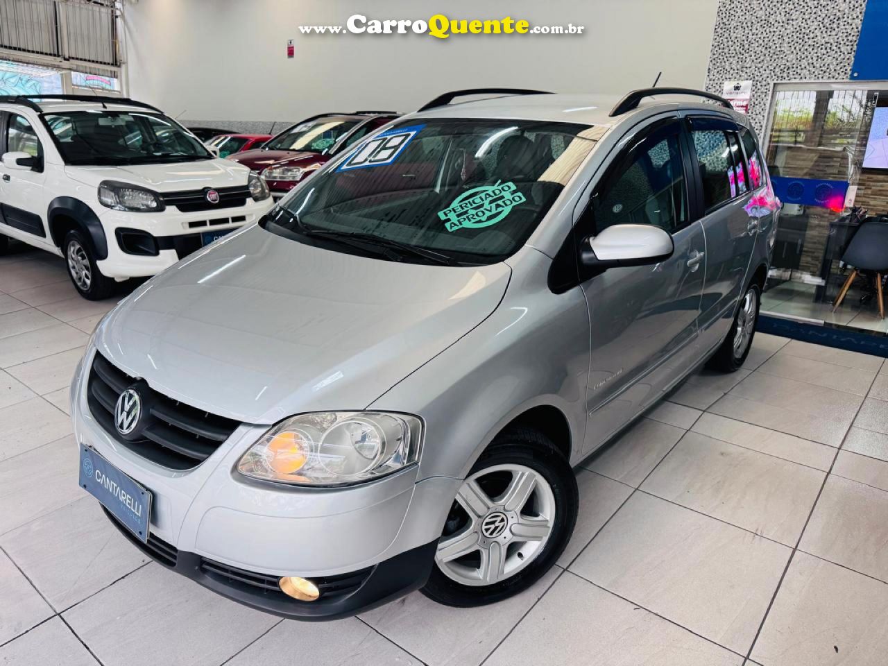 VOLKSWAGEN   SPACEFOX COMFORTLINE 1.6 MI T.FLEX 8V 5P   PRATA 2008 1.6 FLEX - Loja