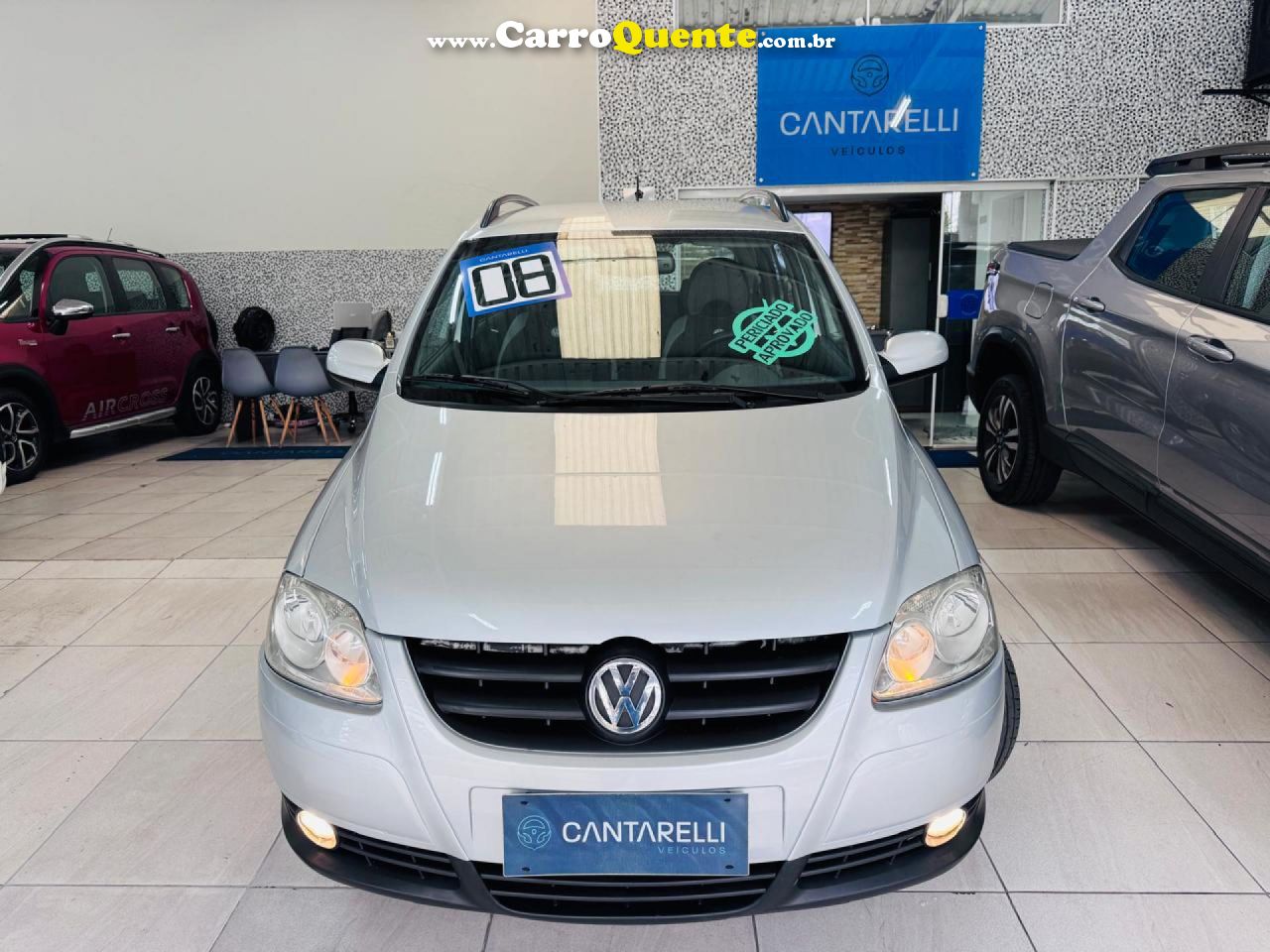 VOLKSWAGEN   SPACEFOX COMFORTLINE 1.6 MI T.FLEX 8V 5P   PRATA 2008 1.6 FLEX - Loja