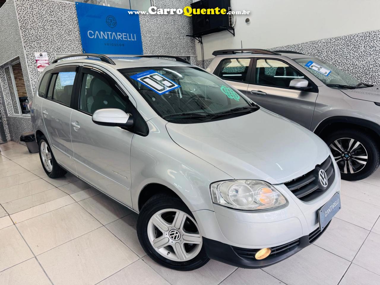 VOLKSWAGEN   SPACEFOX COMFORTLINE 1.6 MI T.FLEX 8V 5P   PRATA 2008 1.6 FLEX - Loja