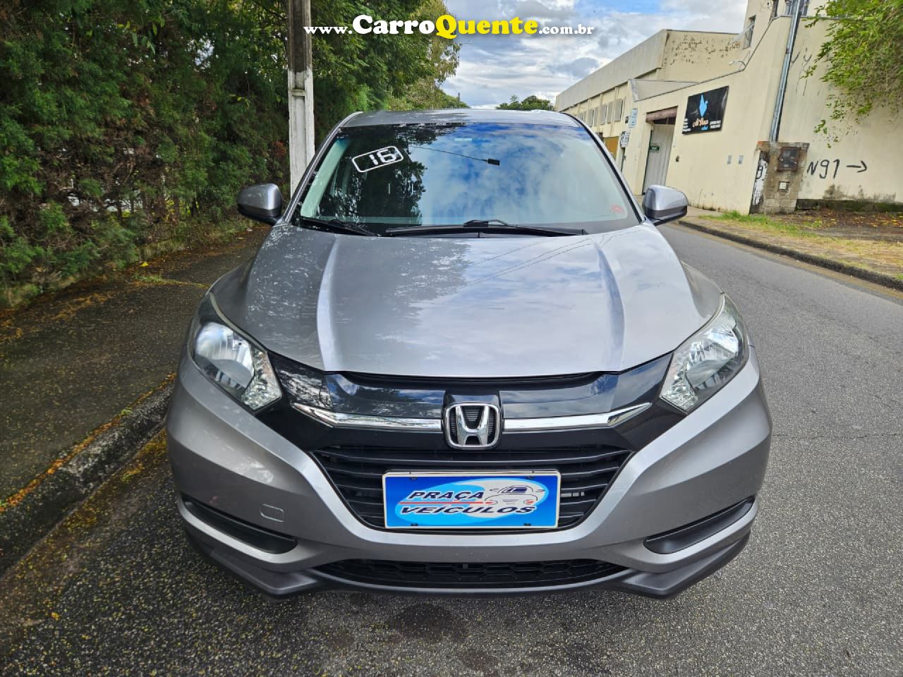 HONDA   HR-V LX 1.8 FLEXONE 16V 5P AUT.   CINZA 2016 1.8 GASOLINA - Loja