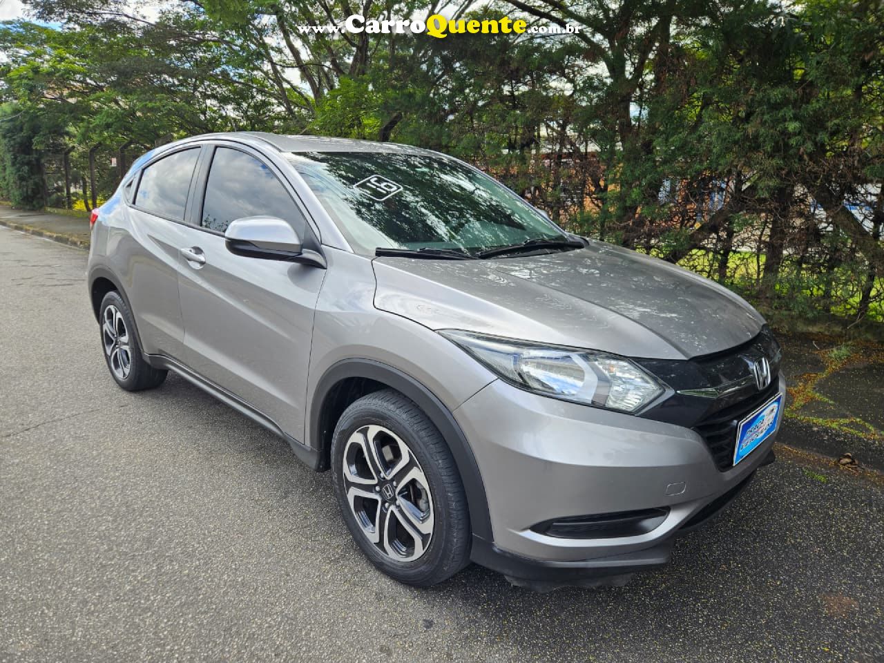 HONDA   HR-V LX 1.8 FLEXONE 16V 5P AUT.   CINZA 2016 1.8 GASOLINA - Loja