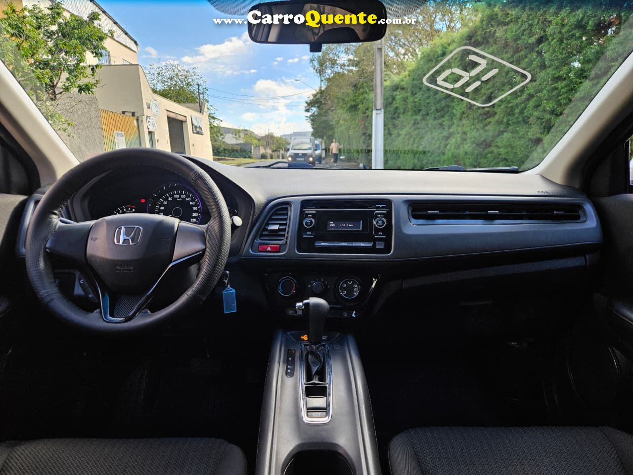 HONDA   HR-V LX 1.8 FLEXONE 16V 5P AUT.   CINZA 2016 1.8 GASOLINA - Loja