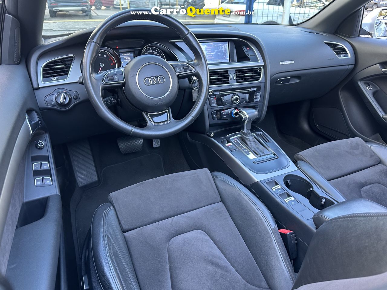 AUDI   A5 CABRIOLET 2.0 TFSI QUATTRO STRONIC   BRANCO 2013 2.0 TFSI GASOLINA - Loja