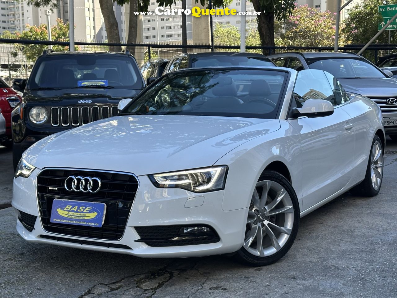 AUDI   A5 CABRIOLET 2.0 TFSI QUATTRO STRONIC   BRANCO 2013 2.0 TFSI GASOLINA - Loja