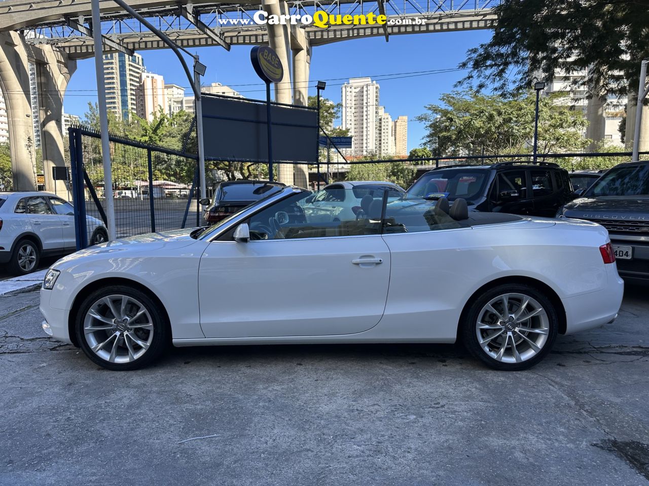 AUDI   A5 CABRIOLET 2.0 TFSI QUATTRO STRONIC   BRANCO 2013 2.0 TFSI GASOLINA - Loja