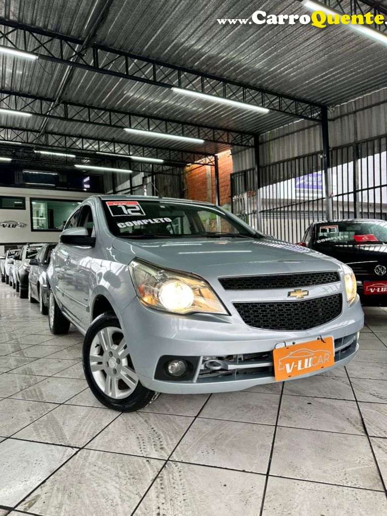CHEVROLET   AGILE LTZ 1.4 MPFI 8V FLEXPOWER 5P   PRATA 2012 1.4 FLEX - Loja