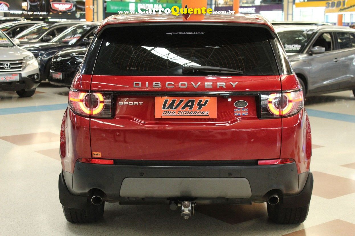 LAND ROVER DISCOVERY SPORT 2.0 16V TD4 TURBO SE 2017 - Loja