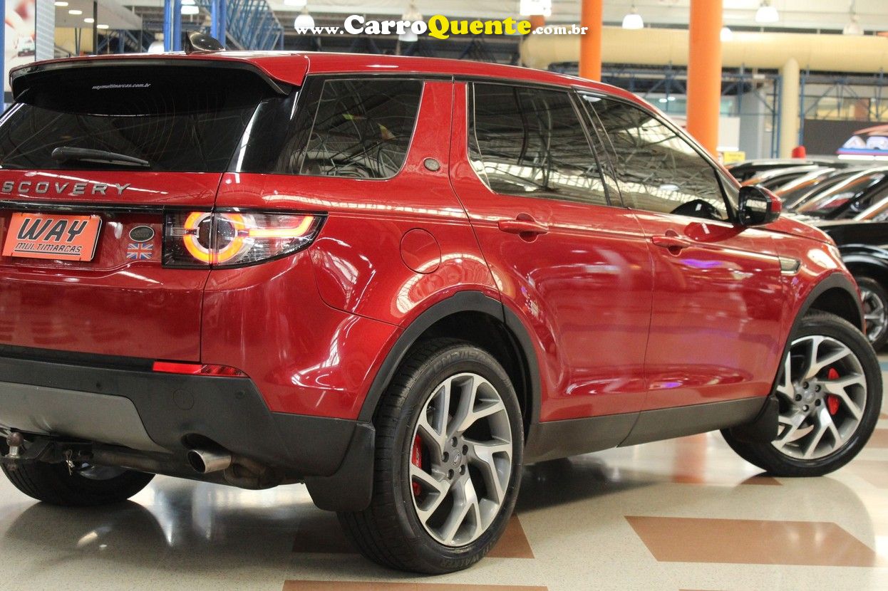 LAND ROVER DISCOVERY SPORT 2.0 16V TD4 TURBO SE 2017 - Loja