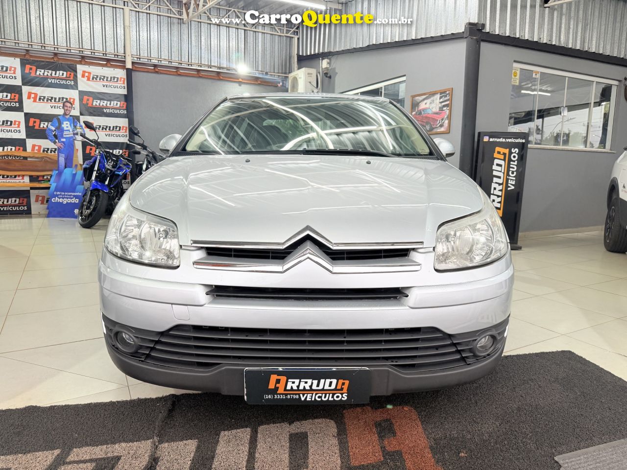 CITROËN   C4 PALLAS GLX 2.02.0 FLEX 16V MEC.   PRATA 2008 2.0 GASOLINA - Loja