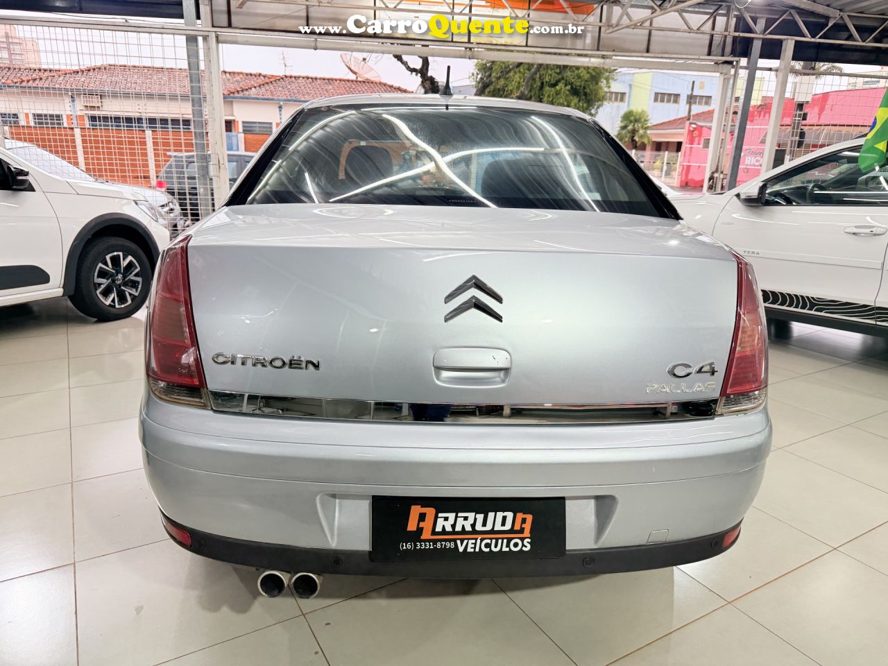 CITROËN   C4 PALLAS GLX 2.02.0 FLEX 16V MEC.   PRATA 2008 2.0 GASOLINA - Loja