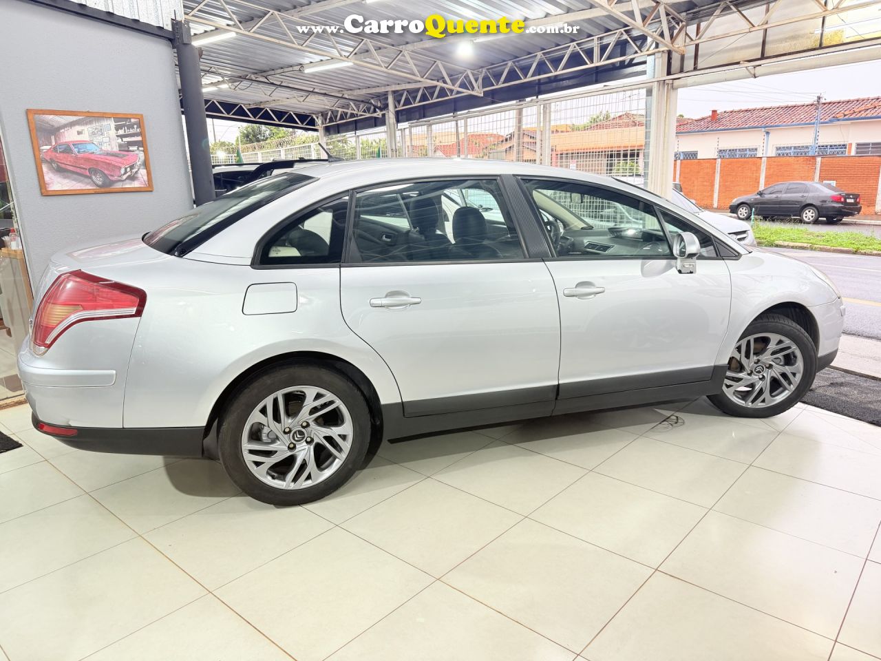 CITROËN   C4 PALLAS GLX 2.02.0 FLEX 16V MEC.   PRATA 2008 2.0 GASOLINA - Loja