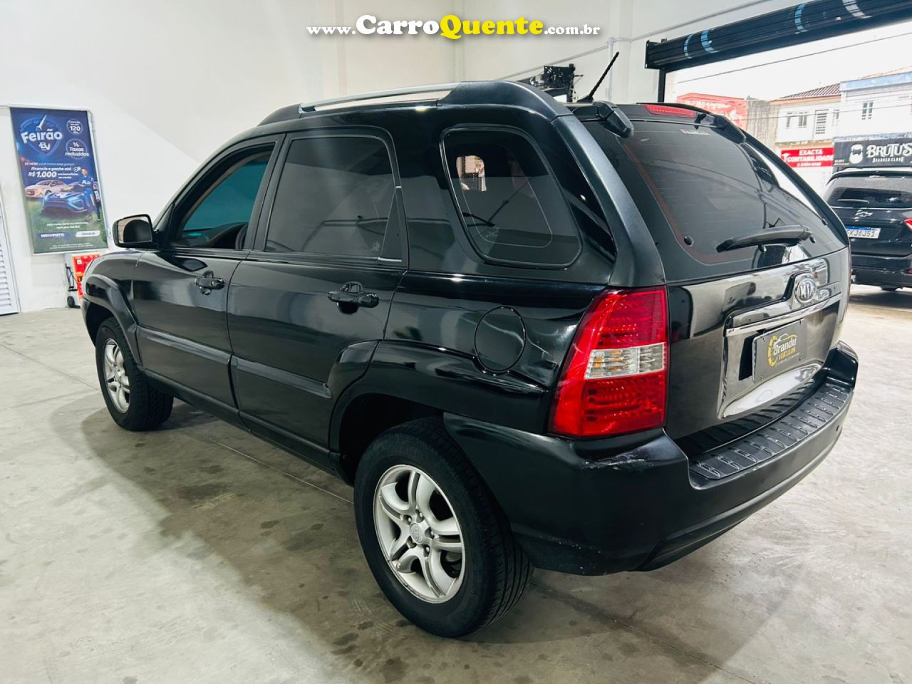KIA   SPORTAGE EX 2.0 16V 2.0 16V FLEX AUT.   PRETO 2009 2.0 FLEX - Loja